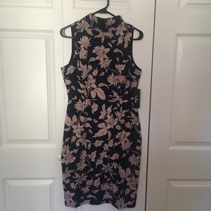 NWT Lulu’s Floral Mock Neck Dress